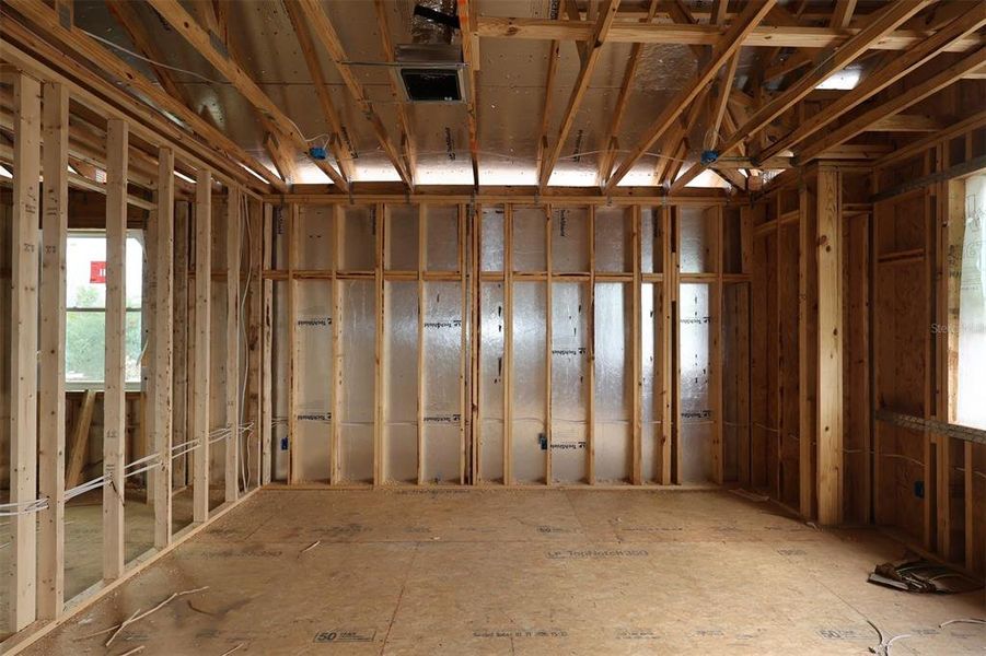 In-progress construction of a new home in Center Lake on the Park, St. Cloud, FL (Image 4).