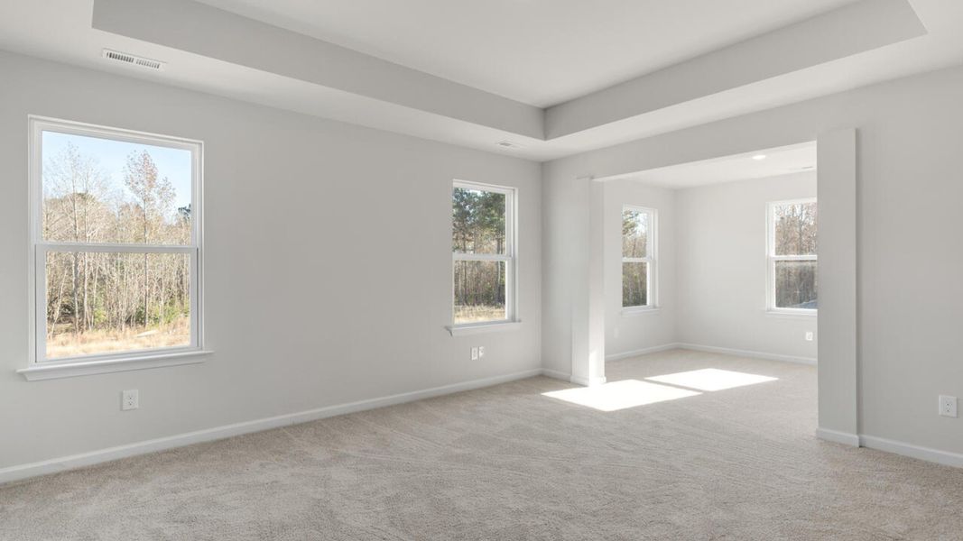 Spacious, unfurnished interior of a new home in Indigo Preserve, Leland (Image 33).