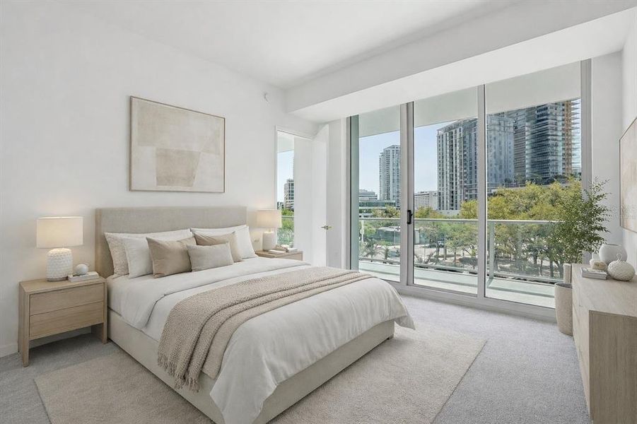 Furnished interior view inside a new home in , St. Petersburg (Image 13).