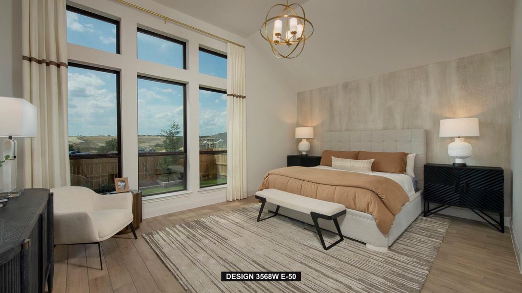 Furnished interior view inside a new home in Lariat 60', Liberty Hill (Image 8).