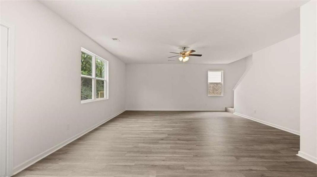 Spacious, unfurnished interior of a new home in Bridle Creek, Locust Grove (Image 15). Spacious, unfurnished interior of a new home in Bridle Creek, Locust Grove (Image 15).