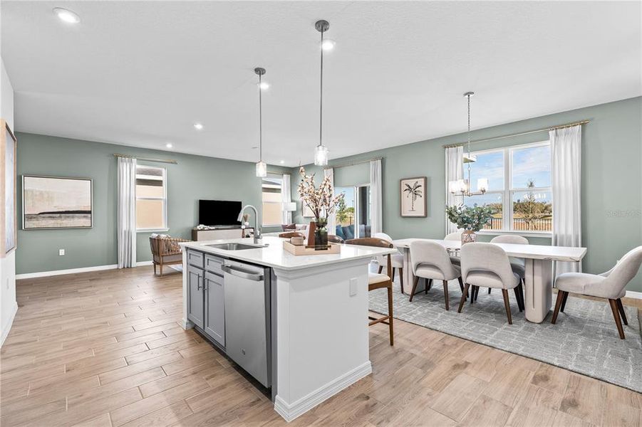 Furnished interior view inside a new home in Oakfield Trails, Parrish (Image 20). Furnished interior view inside a new home in Oakfield Trails, Parrish (Image 20).