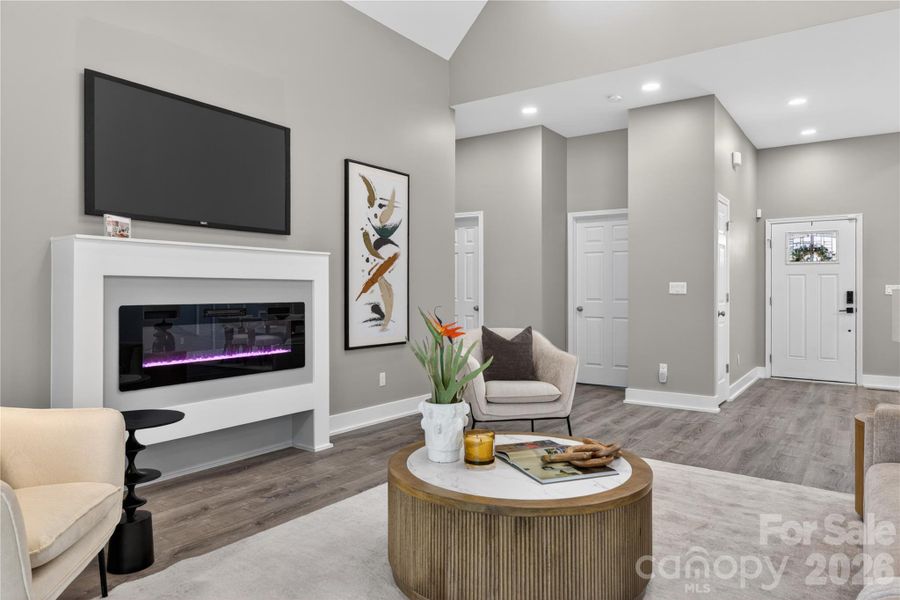 Furnished interior view inside a new home in , Bessemer City (Image 26).