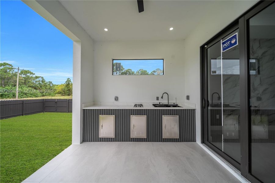 Exterior details and patio area of a home in , Lehigh Acres (Image 26).