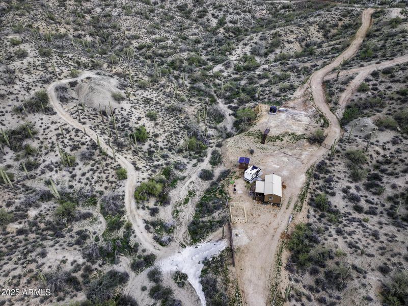 Aerial View of Structures