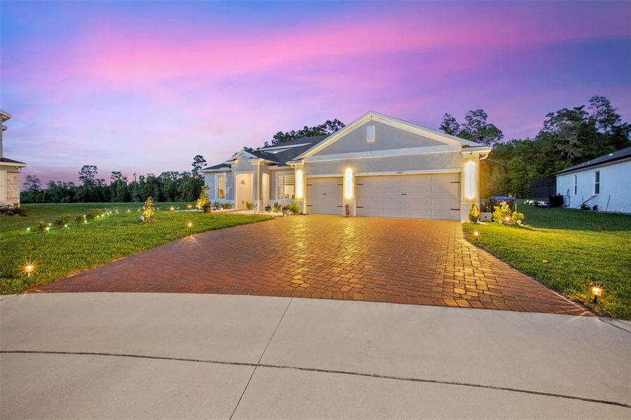 Front exterior of a new home in , Mount Dora, FL, highlighting curb appeal (Image 25).