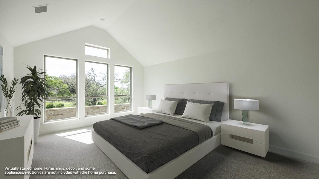 Furnished interior view inside a new home in Parmer Ranch, Georgetown (Image 8).