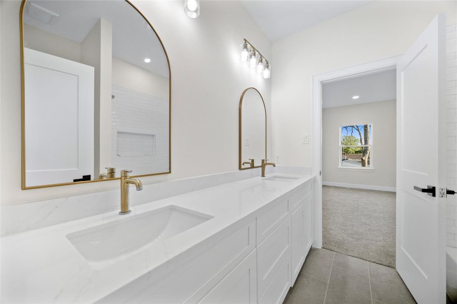 Furnished interior view inside a new home in , Houston (Image 17).