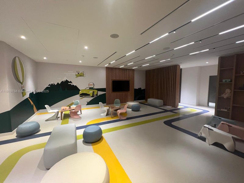 Furnished interior view inside a new home in Aston Martin Residences, Miami (Image 9).