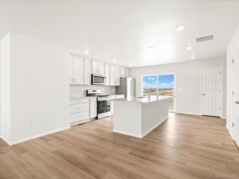 Furnished interior view inside a new home in Three Hills, Morrison (Image 8).