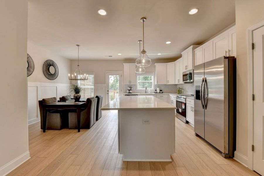 Furnished interior view inside a new home in Magnolia Grove, Mableton (Image 30). Furnished interior view inside a new home in Magnolia Grove, Mableton (Image 30).