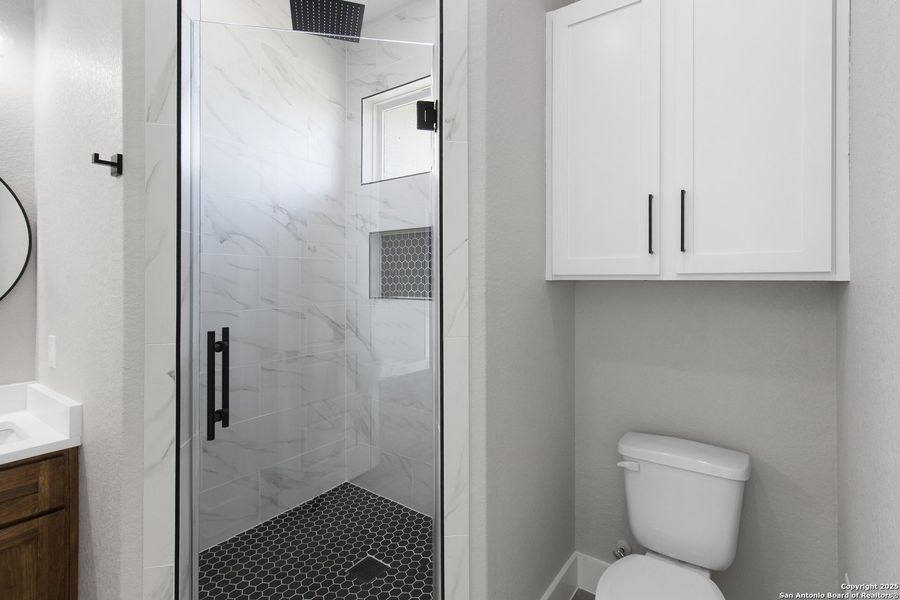 Furnished interior view inside a new home in , Adkins (Image 12).