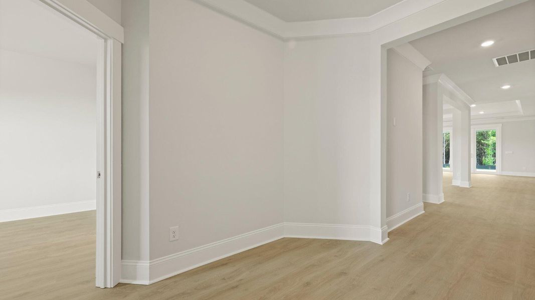 Spacious, unfurnished interior of a new home in Berkeley Bay, Ridgeville (Image 29). Spacious, unfurnished interior of a new home in Berkeley Bay, Ridgeville (Image 29).
