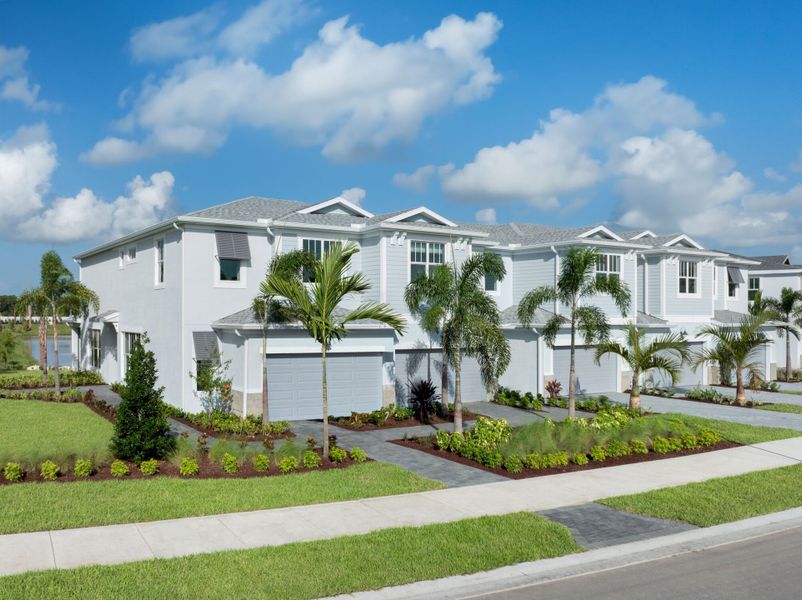 Representative exterior photo of a completed home built from the Eastwind by Mattamy Homes in Avila, Jensen Beach, FL (Image 2).