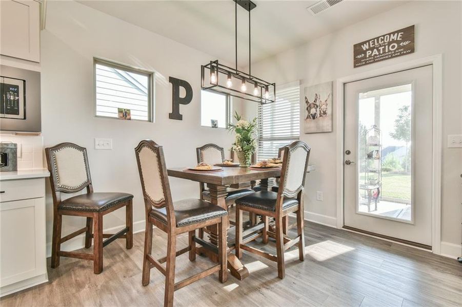 Furnished interior view inside a new home in , Hoschton (Image 8).
