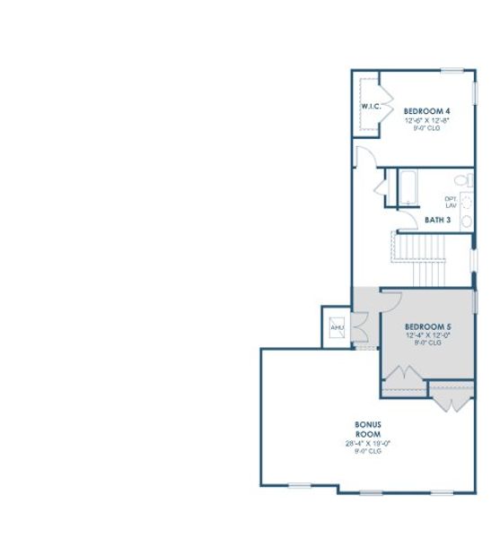 2D floor plan layout of this home in Two Rivers, Zephyrhills, FL (Image 6).