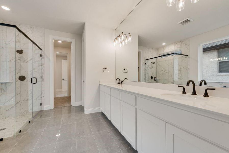 Furnished interior view inside a new home in Monterra, Fate (Image 7).