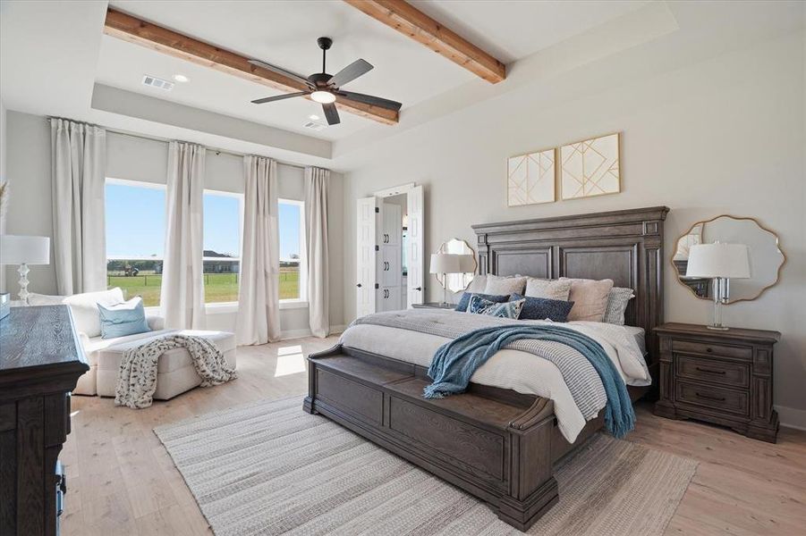 Furnished interior view inside a new home in , Weatherford (Image 9).