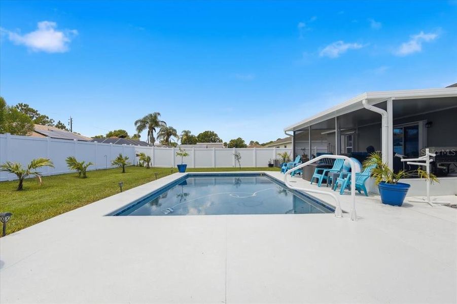 Exterior details and patio area of a home in , Palm Coast (Image 37). Exterior details and patio area of a home in , Palm Coast (Image 37).