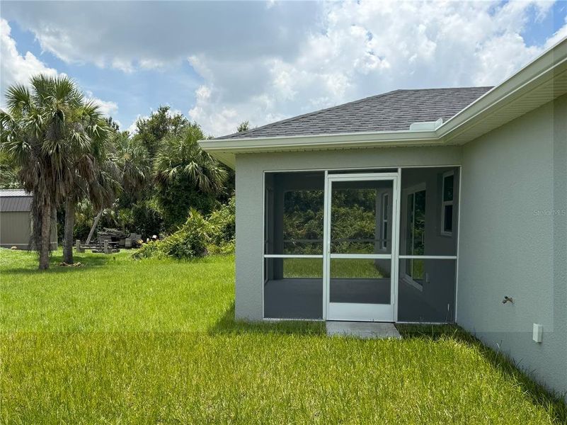 Exterior details and patio area of a home in , North Port (Image 3). Exterior details and patio area of a home in , North Port (Image 3).