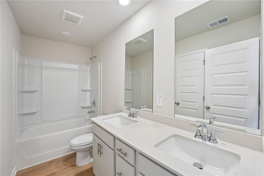 Furnished interior view inside a new home in Hemingway - Highland Series, Cumming (Image 19).