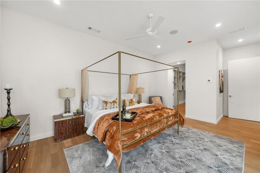 Furnished interior view inside a new home in , Atlanta (Image 12).