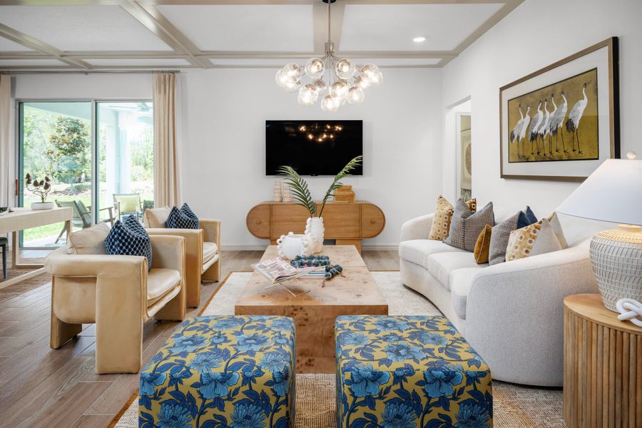 Representative furnished interior of a home built from the Miles by Risewell Homes in Trinity Gardens, Deland (Image 4).