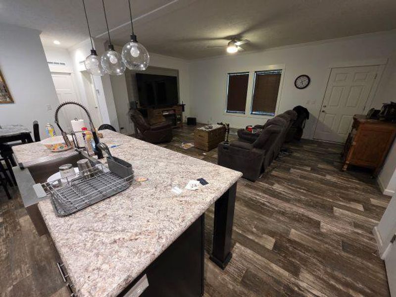 Furnished interior view inside a new home in , Santee (Image 12).