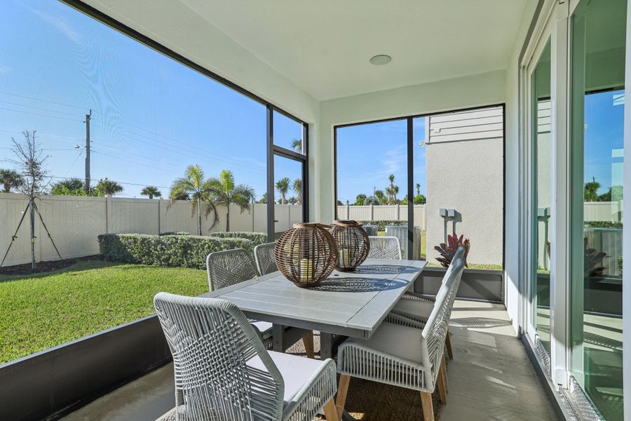 Representative exterior details of a home built from the Atlantis by Maronda Homes in The Vue, Satellite Beach (Image 20).