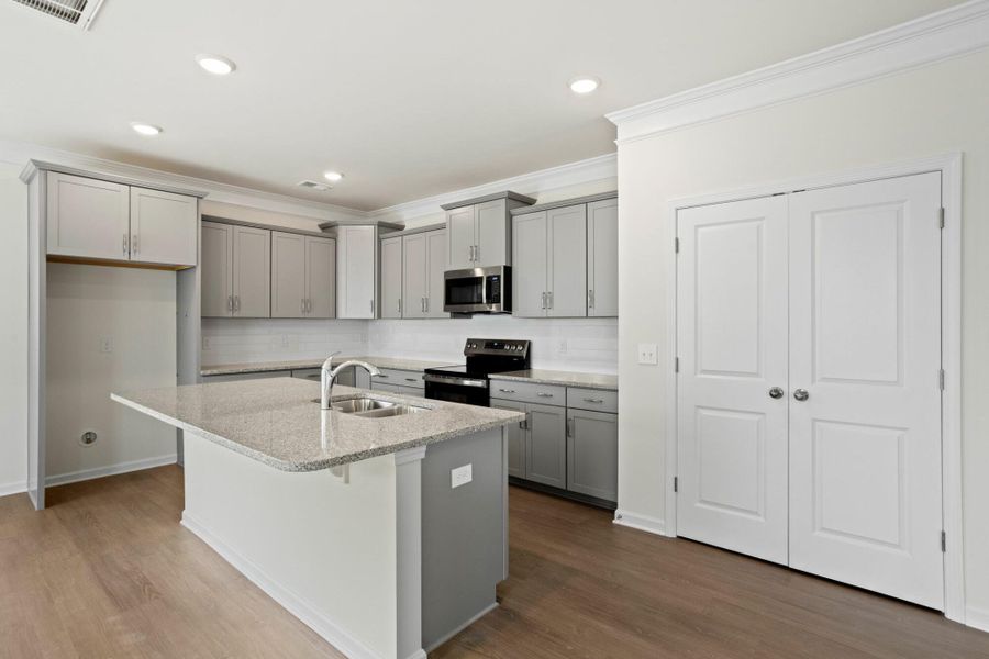 Furnished interior view inside a new home in Bellevue, Greenville (Image 6). Furnished interior view inside a new home in Bellevue, Greenville (Image 6).