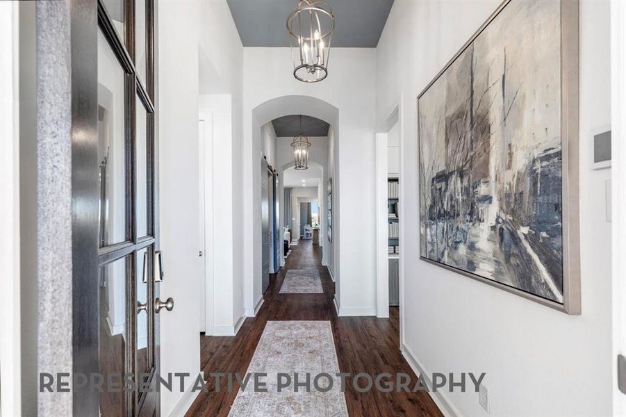 Furnished interior view inside a new home in Landmark, Denton (Image 36).
