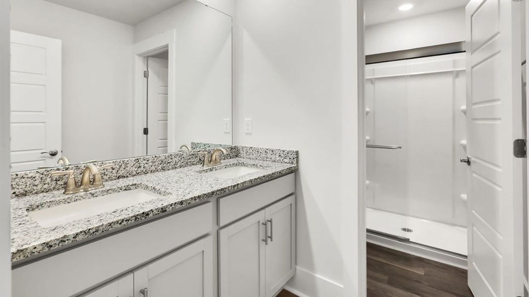 Furnished interior view inside a new home in The Pines at Blake Farm, Wilmington (Image 12).