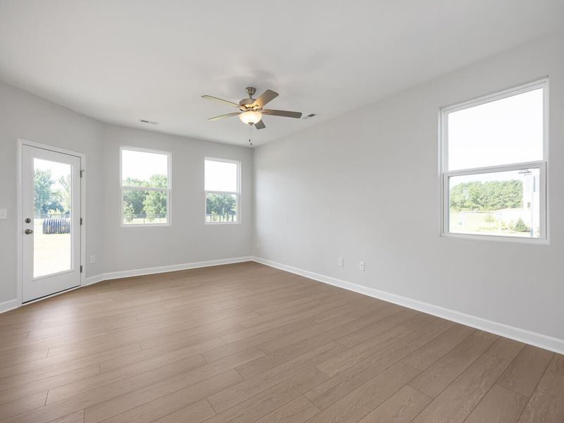 Spacious, unfurnished interior of a new home in Springvale, Fuquay Varina (Image 22).
