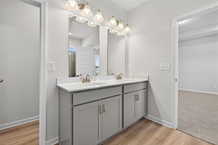 Furnished interior view inside a new home in Franklin Manor, Lawrenceville (Image 17).