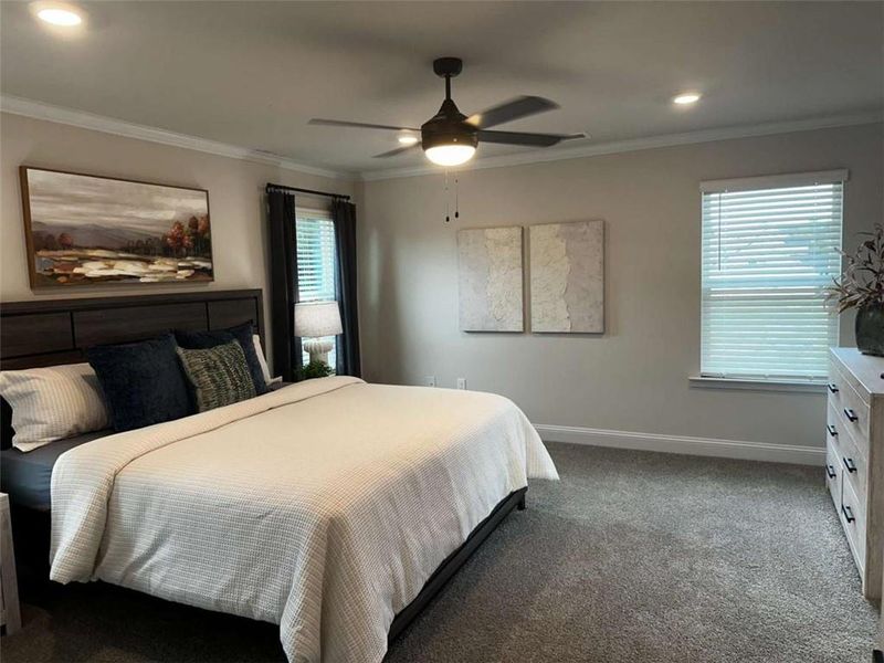 Furnished interior view inside a new home in Canterbury Villas, Carrollton (Image 12).
