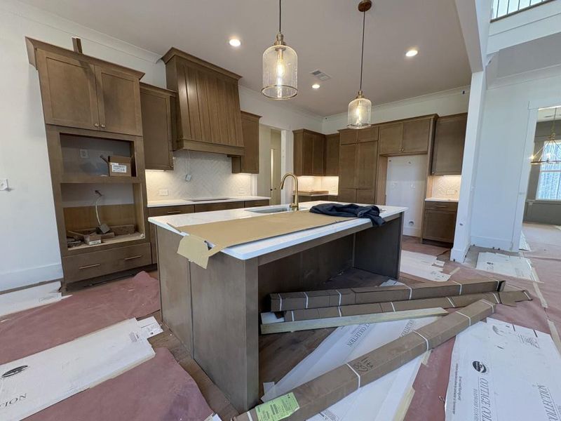 In-progress construction of a new home in Arden on Lanier, Cumming, GA (Image 34).