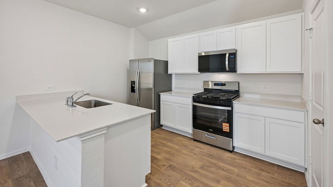 Furnished interior view inside a new home in Valverde, Bastrop (Image 7).