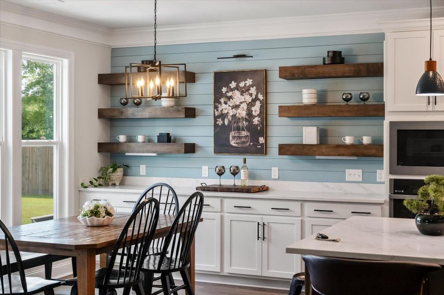 Furnished interior view inside a new home in The Enclave at French Quarter Creek, Huger (Image 18).