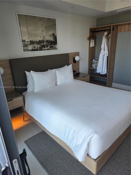 Furnished interior view inside a new home in , Miami (Image 11).