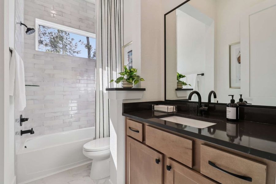 Furnished interior view inside a new home in Audubon, Magnolia (Image 32). Furnished interior view inside a new home in Audubon, Magnolia (Image 32).