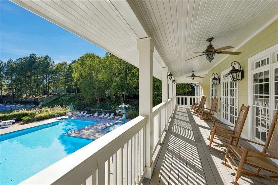 Exterior details and patio area of a home in , Braselton (Image 23). Exterior details and patio area of a home in , Braselton (Image 23).