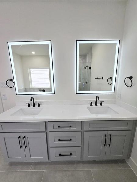 Furnished interior view inside a new home in , Houston (Image 9).