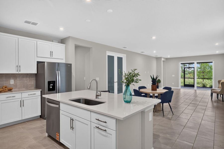 Furnished interior view inside a new home in Wellen Park, Venice (Image 4).