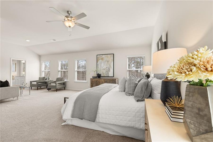 Furnished interior view inside a new home in Alcovy Village, Lawrenceville (Image 55).