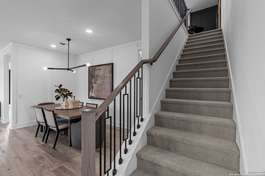 Furnished interior view inside a new home in Del Webb New Braunfels at Veramendi, New Braunfels (Image 24).