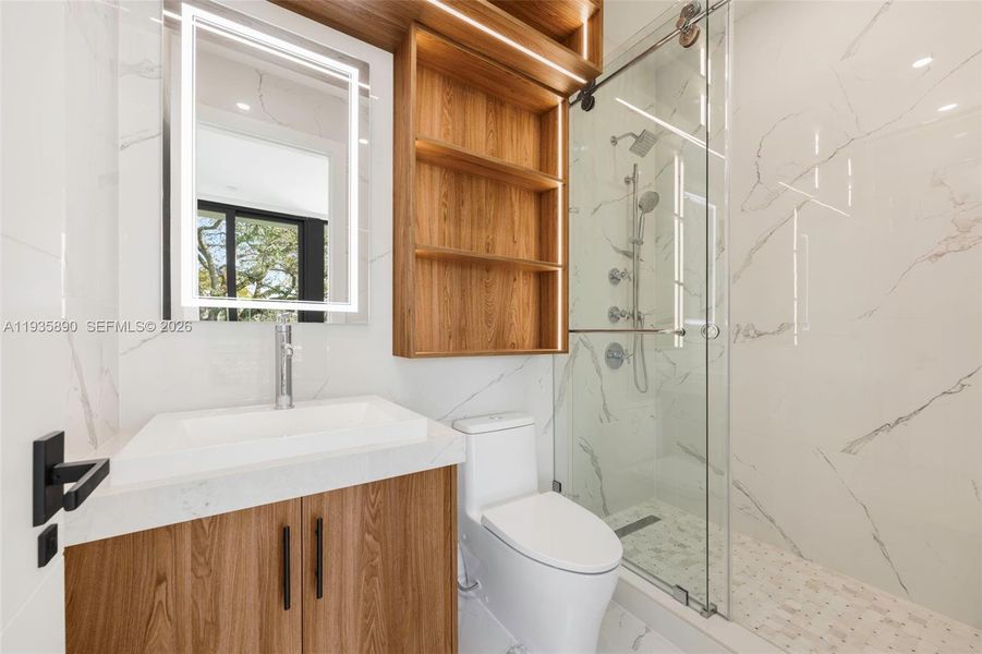 Furnished interior view inside a new home in , South Miami (Image 13).