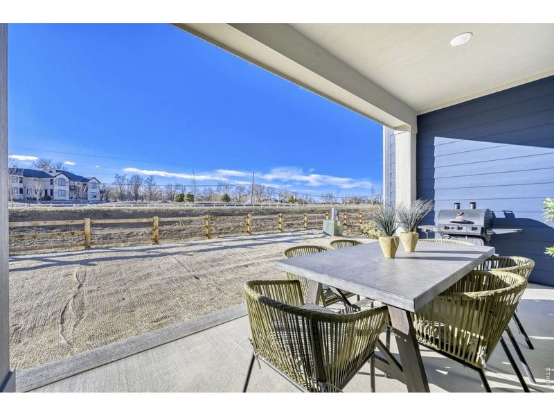 Exterior details and patio area of a home in , Broomfield (Image 19).