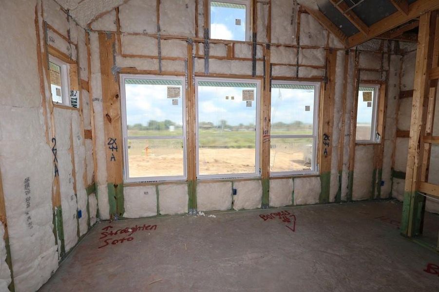 In-progress construction of a new home in Grange 45' Homesites, Katy, TX (Image 29). In-progress construction of a new home in Grange 45' Homesites, Katy, TX (Image 29).