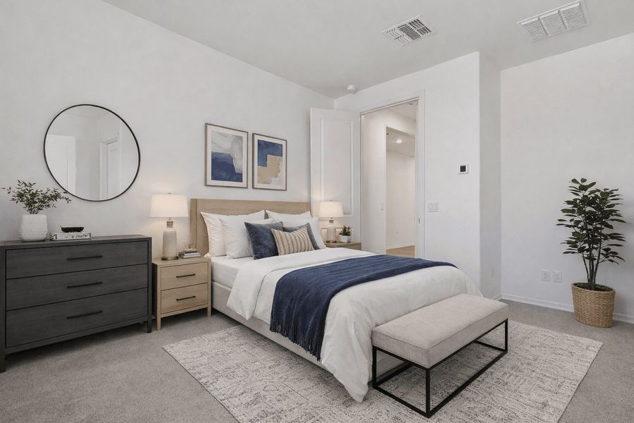 Furnished interior view inside a new home in The Grove at El Cidro, Goodyear (Image 13).