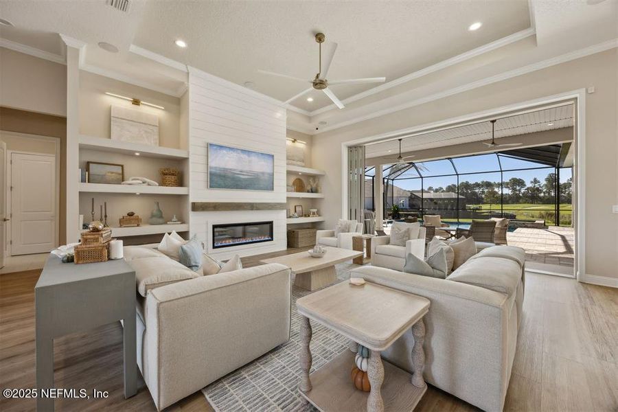 Furnished interior view inside a new home in Amelia National, Fernandina Beach (Image 45). Furnished interior view inside a new home in Amelia National, Fernandina Beach (Image 45).